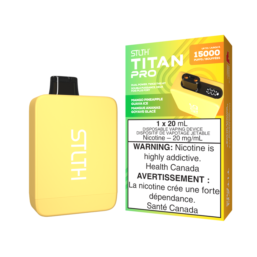 STLTH Disposable TITAN Pro 15000 Mango Pineapple Guava Ice ONT