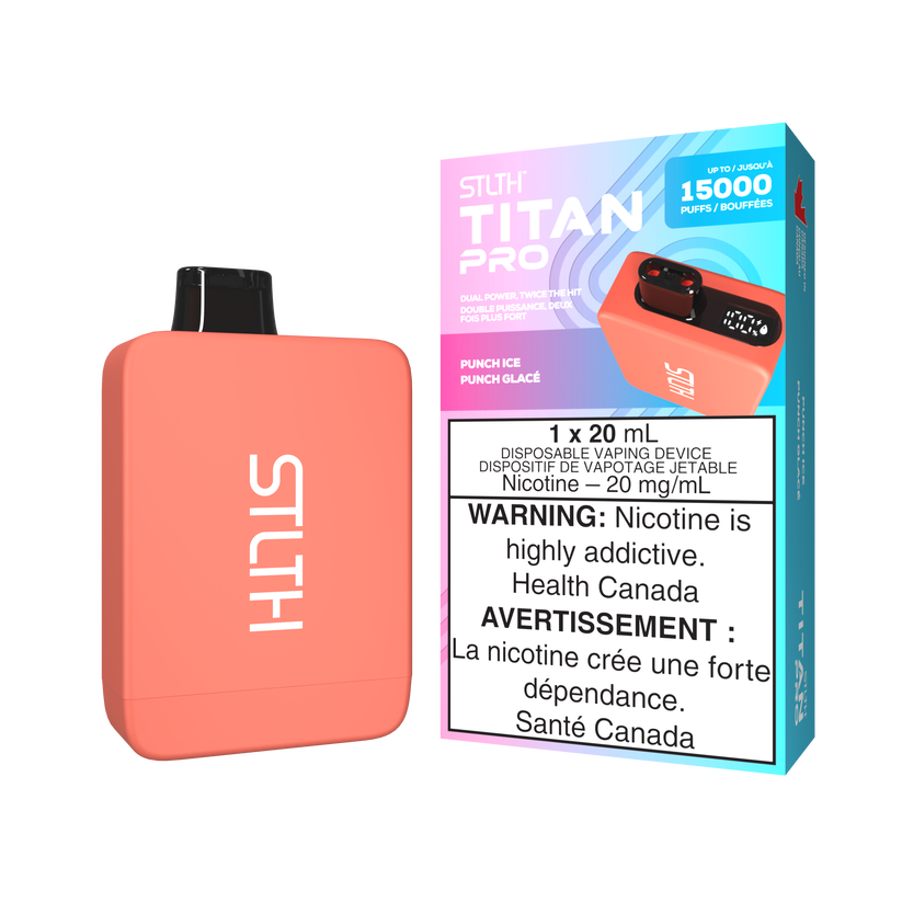 STLTH Disposable TITAN Pro 15000 Punch Ice ONT