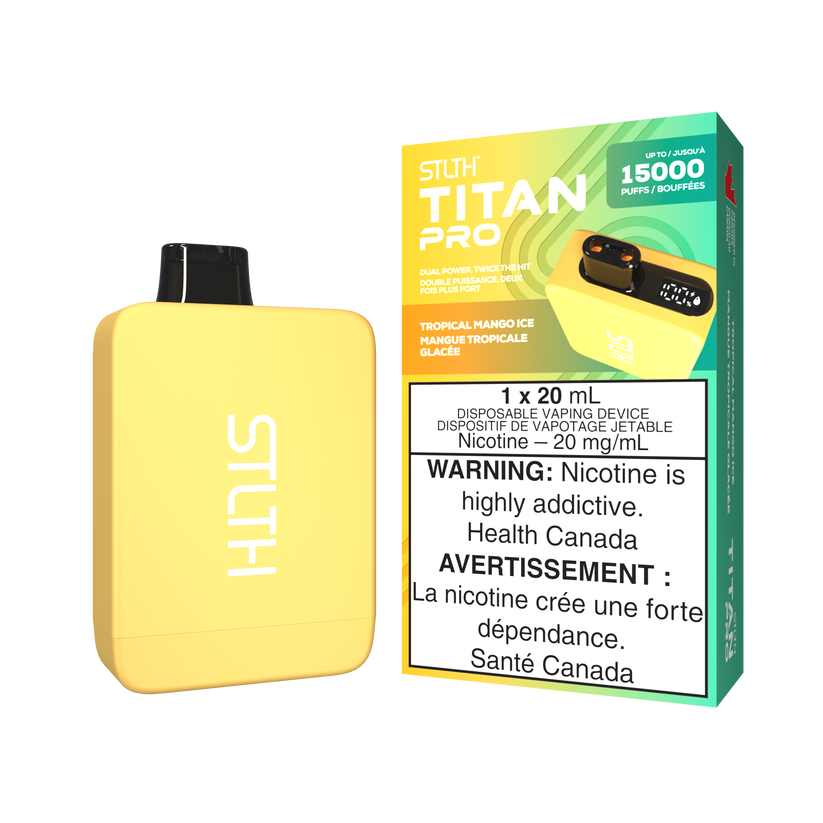 STLTH Disposable TITAN Pro 15000 Tropical Mango Ice ONT