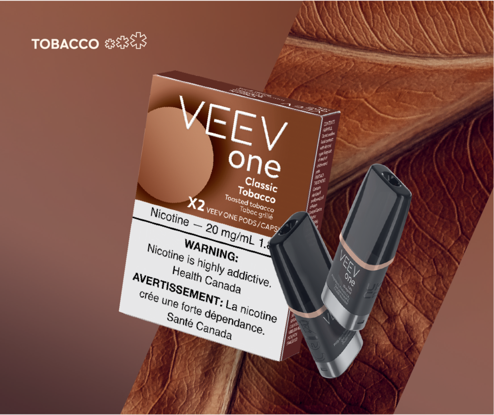 VEEV ONE CLASSIC TOBACCO X2 ONT Vape Collective VEEV ONE CLASSIC TOBACCO X2 ONT Vape Collective
