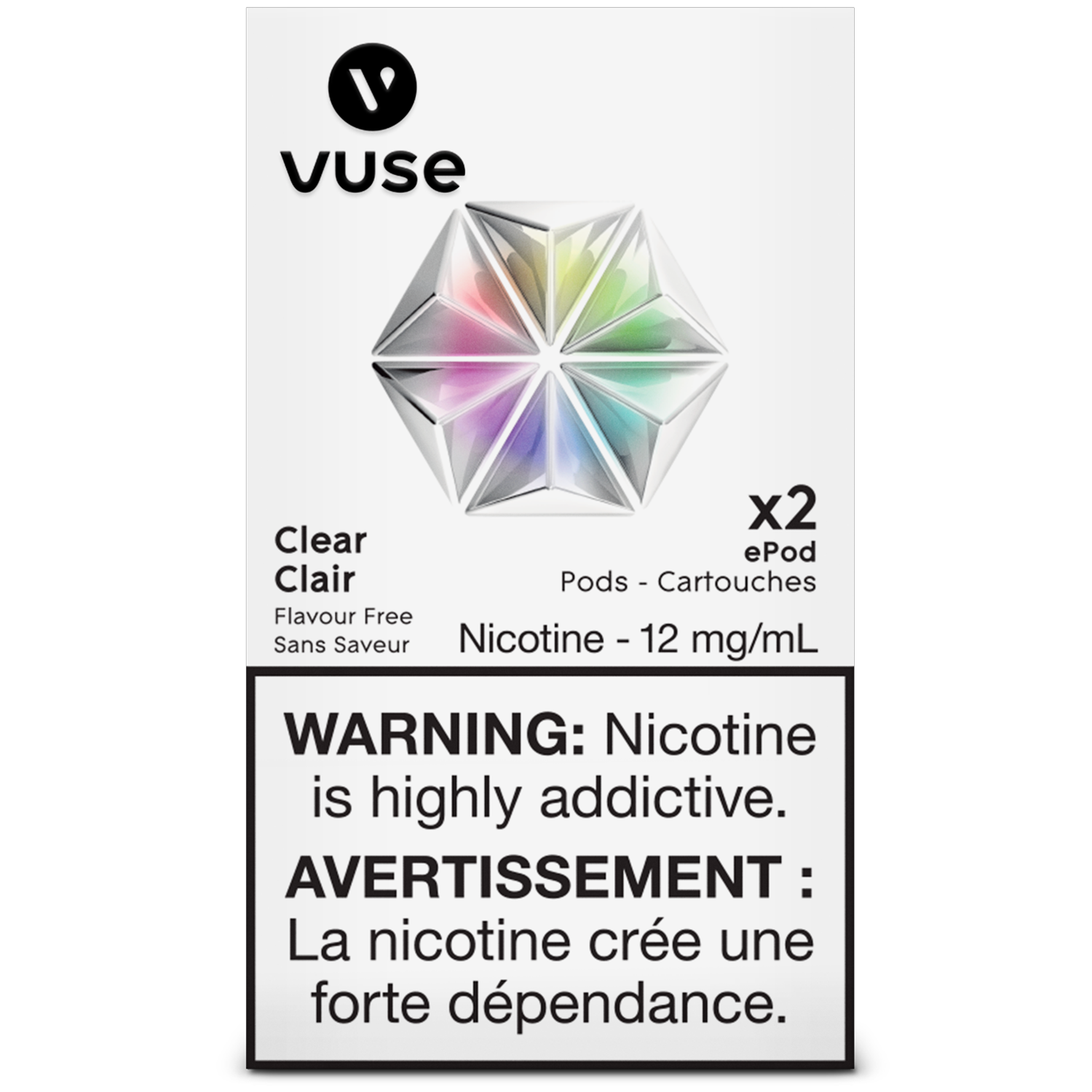 Vuse ePod Clear Pods (2x) ONT Vape Collective Vuse ePod Clear Pods (2x) ONT Vape Collective