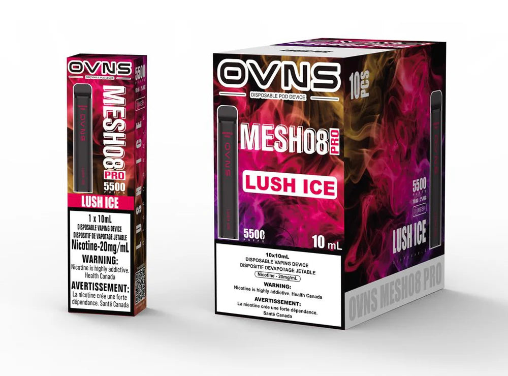 OVNS MESH08 PRO 5500 Disposable Lush Ice ONT