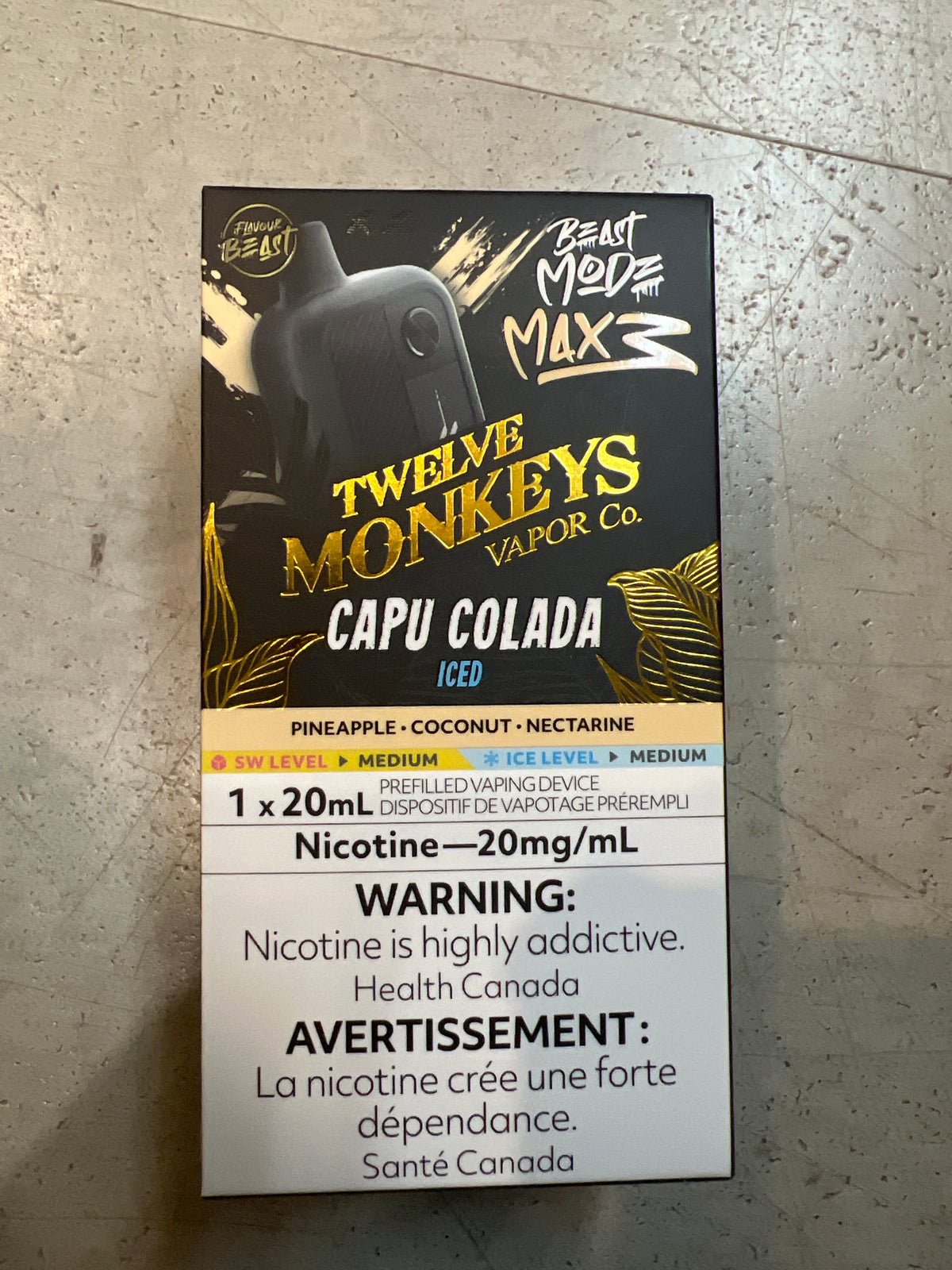 Flavour Beast Disposable Mode Max 3 60K Capu Colada Ice