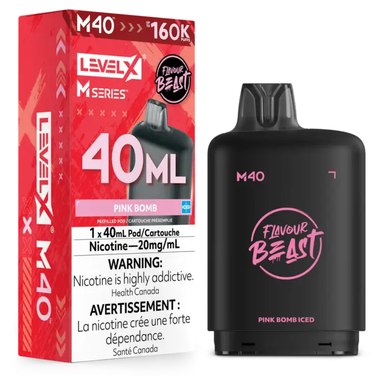 Level X Flavour Beast M Series Pod 40ml Pink Bomb Iced