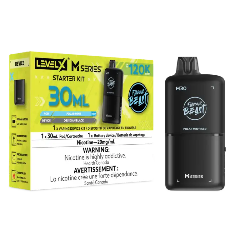 Level X Flavour Beast M Series Starter Kit Polar Mint Iced