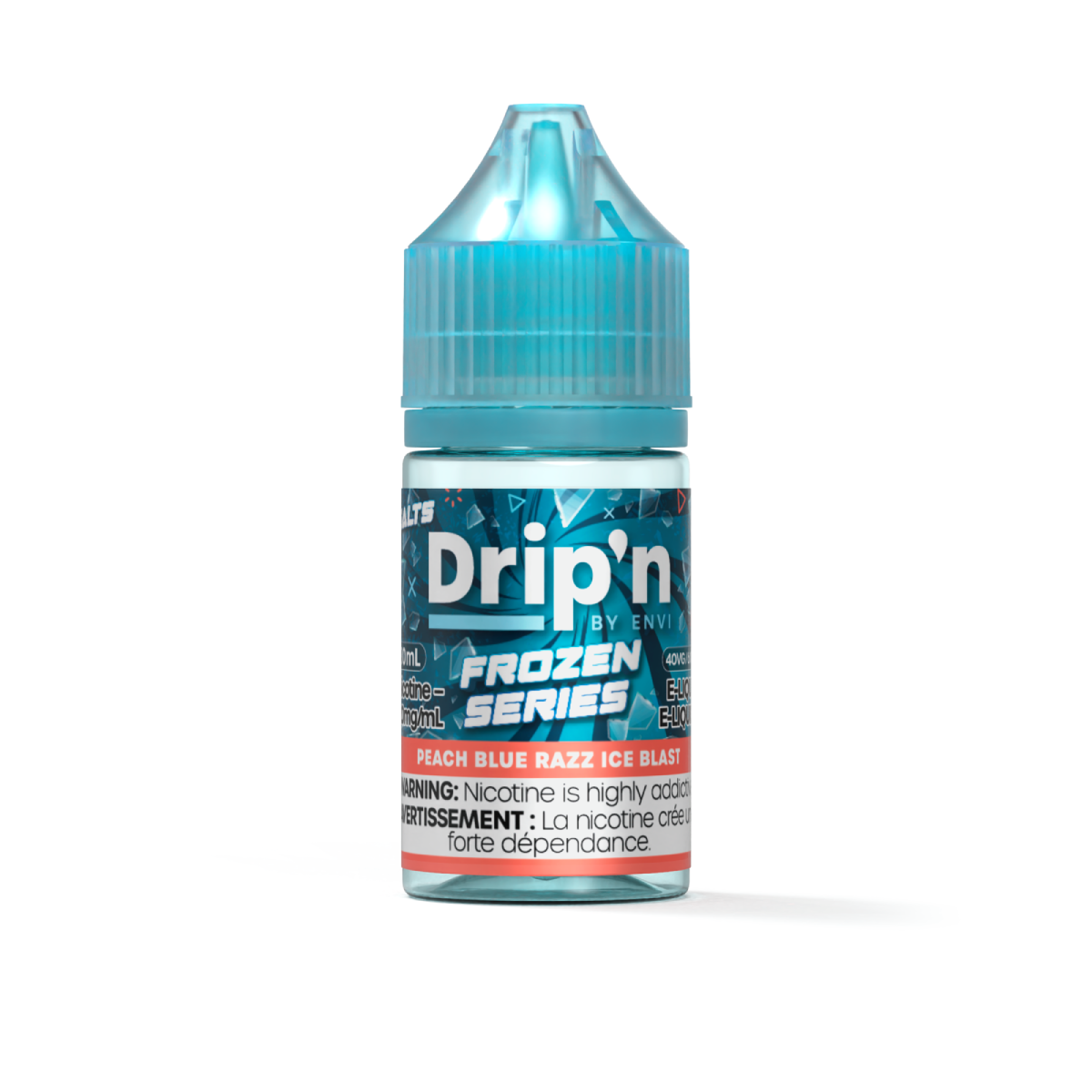 Drip’n Frozen Salts Peach Blue Razz Ice Blast ONT
