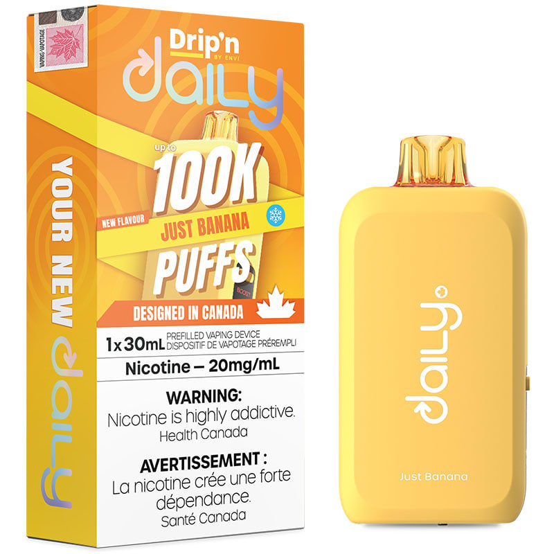Drip’n By Envi Disposable Daily 100K Just Banana Iced