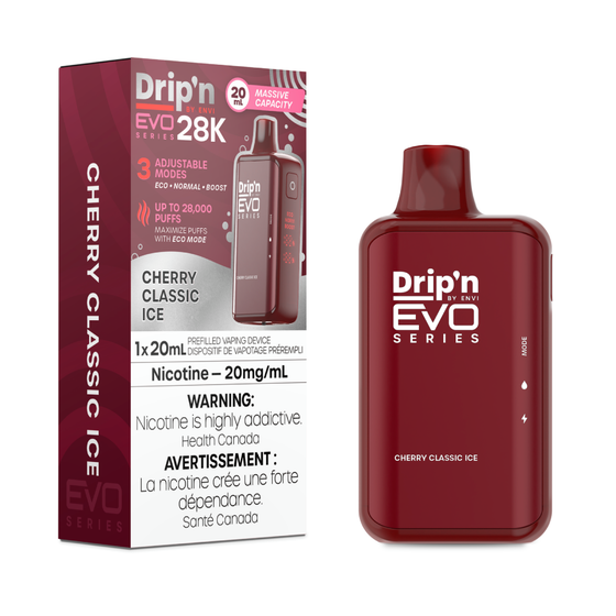 Drip’n By Envi Disposable EVO28K Cherry Classic Ice ONT