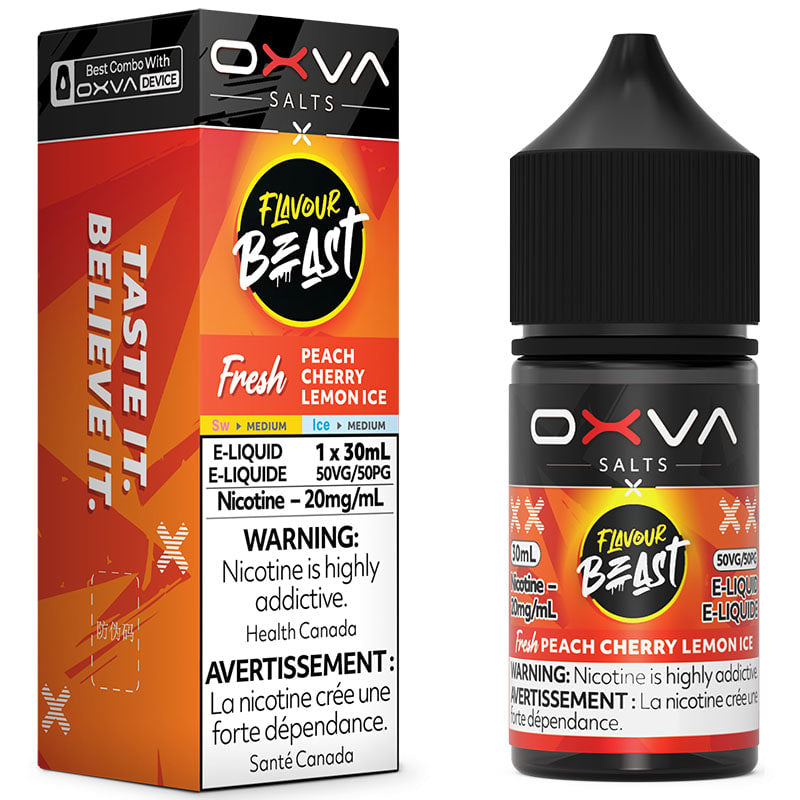 Flavour Beast Salts OXVA Peach Cherry Lemon Ice