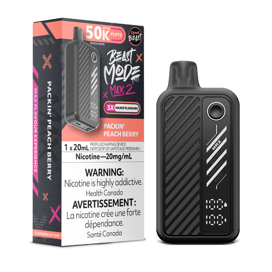 Flavour Beast Disposable Mode Max 2 50K Packin' Peach Berry ONT