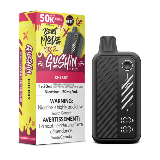 Flavour Beast Disposable Gushin Mode Max 2 50K Cherry ONT