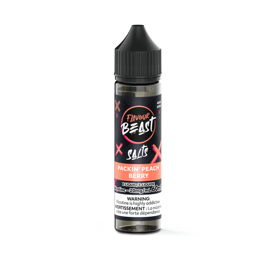 Flavour Beast Salts Packin' Peach Berry ONT