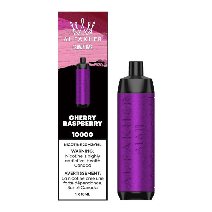 AL Fakher Crown Bar 10000 Pro Disposable Cherry Raspberry ONT
