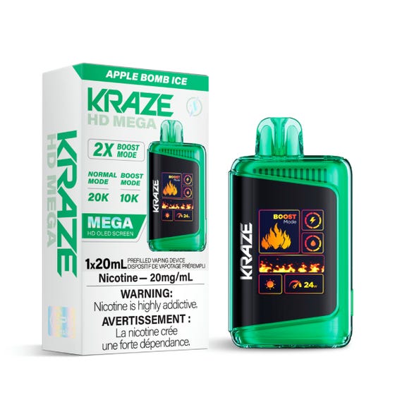 Kraze HD Mega Apple Bomb Ice ONT