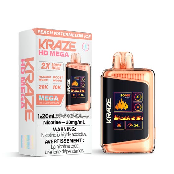 Kraze HD Mega Peach Watermelon Ice ONT