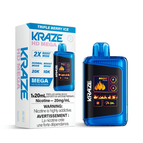 Kraze HD Mega Triple Berry Ice ONT