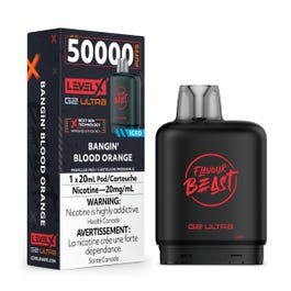 Flavour Beast G2 Ultra Level X PODS Bangin' Blood Orange Iced ONT