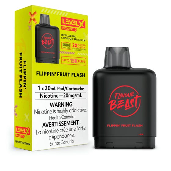 Flavour Beast Boost Level X PODS Flippin’ Fruit Flash ONT