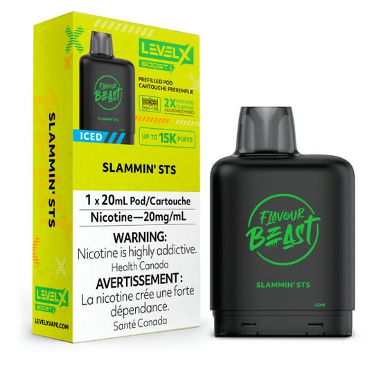 Flavour Beast Boost Level X PODS Slammin’ STS Iced ONT