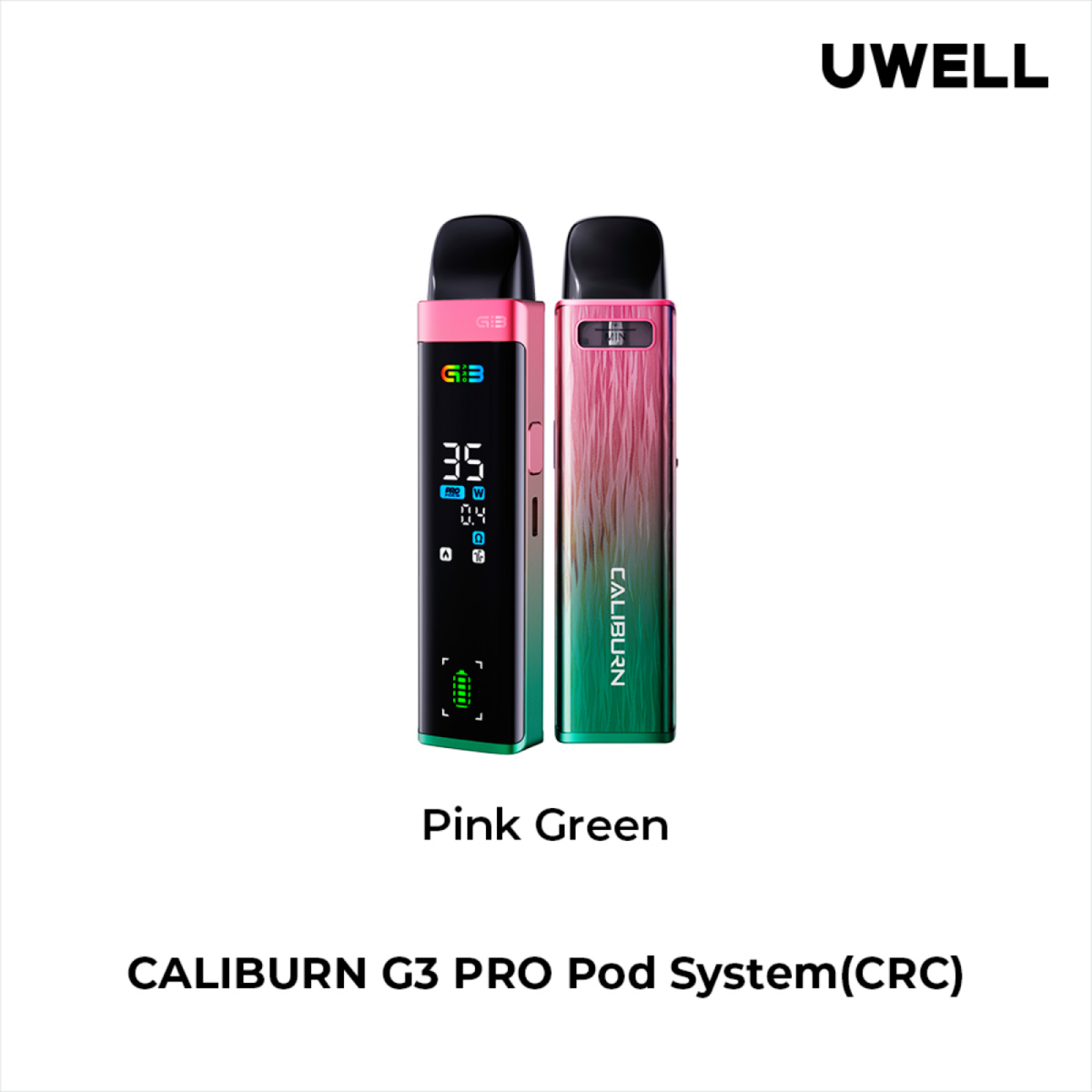 Caliburn G3 Pro Device Kit Pink Green