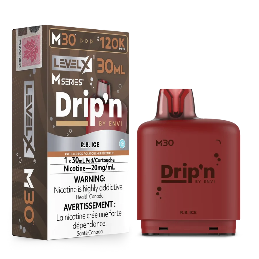 Level X Drip’n M Series Pod 30ml R.B.Ice