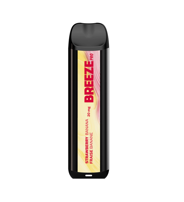 Breeze Smoke Pro Disposable Strawberry Banana 4ml ONT