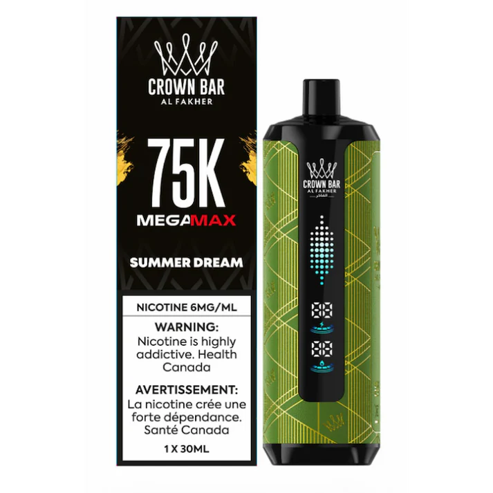 AL Fakher Crown Bar 75K MegaMax Disposable Summer Dream ONT