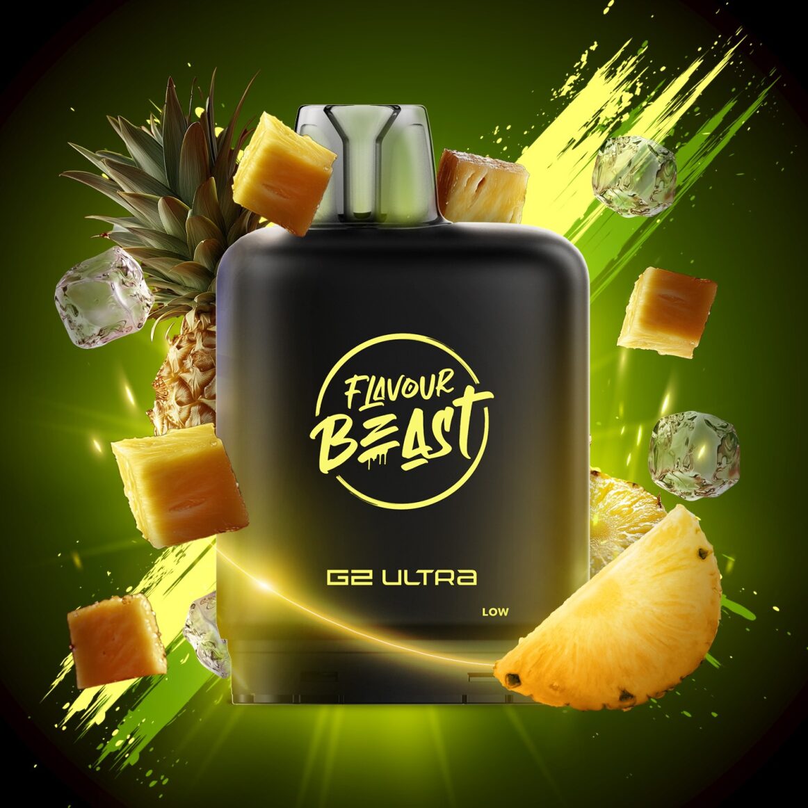 Flavour Beast G2 Ultra Level X PODS Pumped Up Pineapple Iced ONT