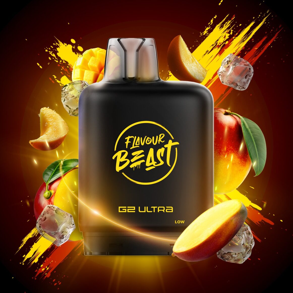Flavour Beast G2 Ultra Level X PODS Mega Mango Iced ONT