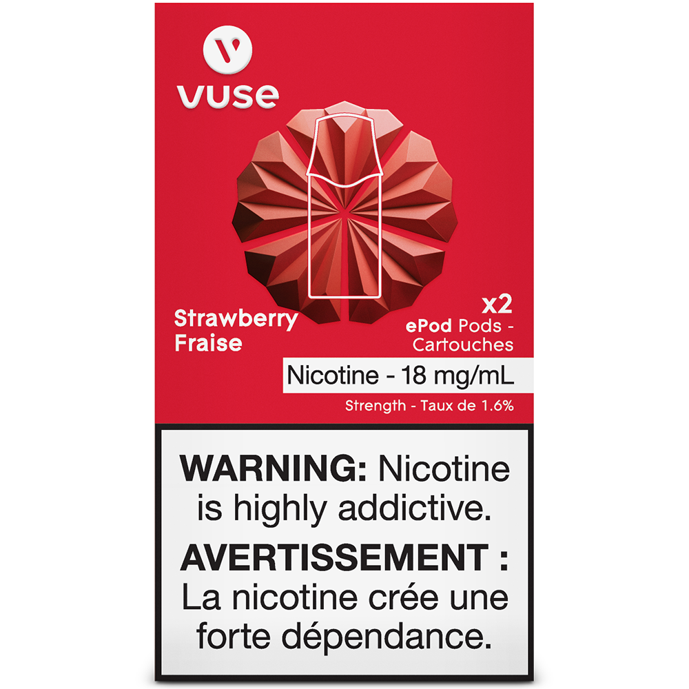 Vuse ePod Strawberry Pods (2x) ONT