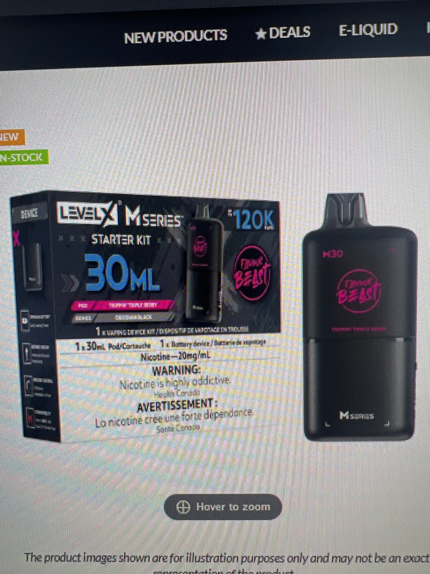 Level X Flavour Beast M Series Starter Kit Trippin’Triple Berry