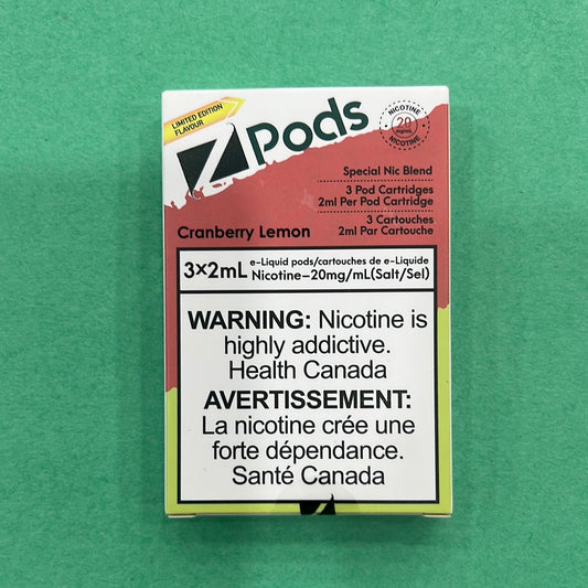 Z Lab Zpods Cranberry Lemon ONT