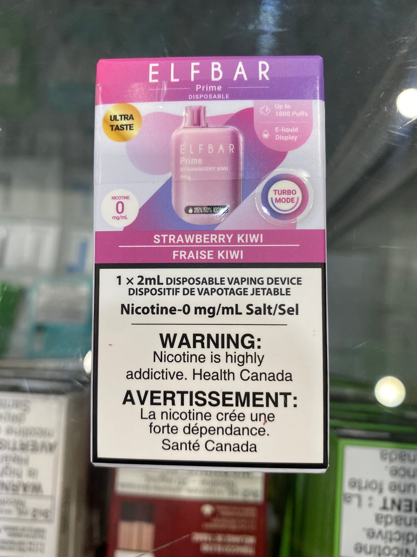 ELF BAR Disposable Prime 1800 Strawberry Kiwi ONT