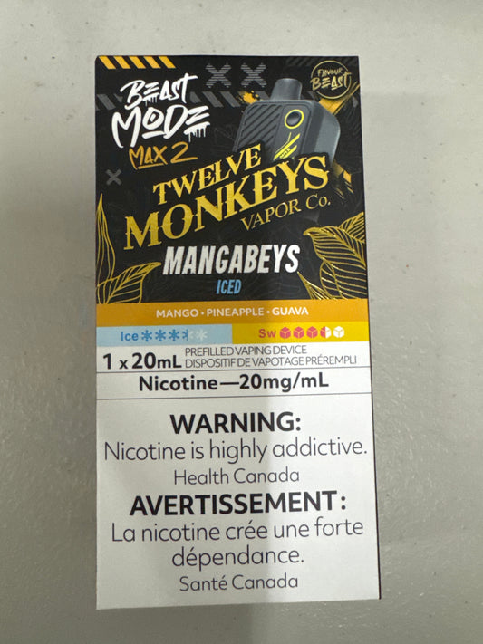 Flavour Beast Disposable Mode Max 2 50K Mangabeys Iced ONT