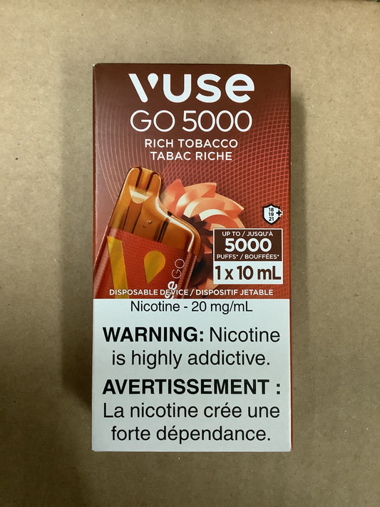 Vuse GO Edition 5000 Rich Tobacco ONT