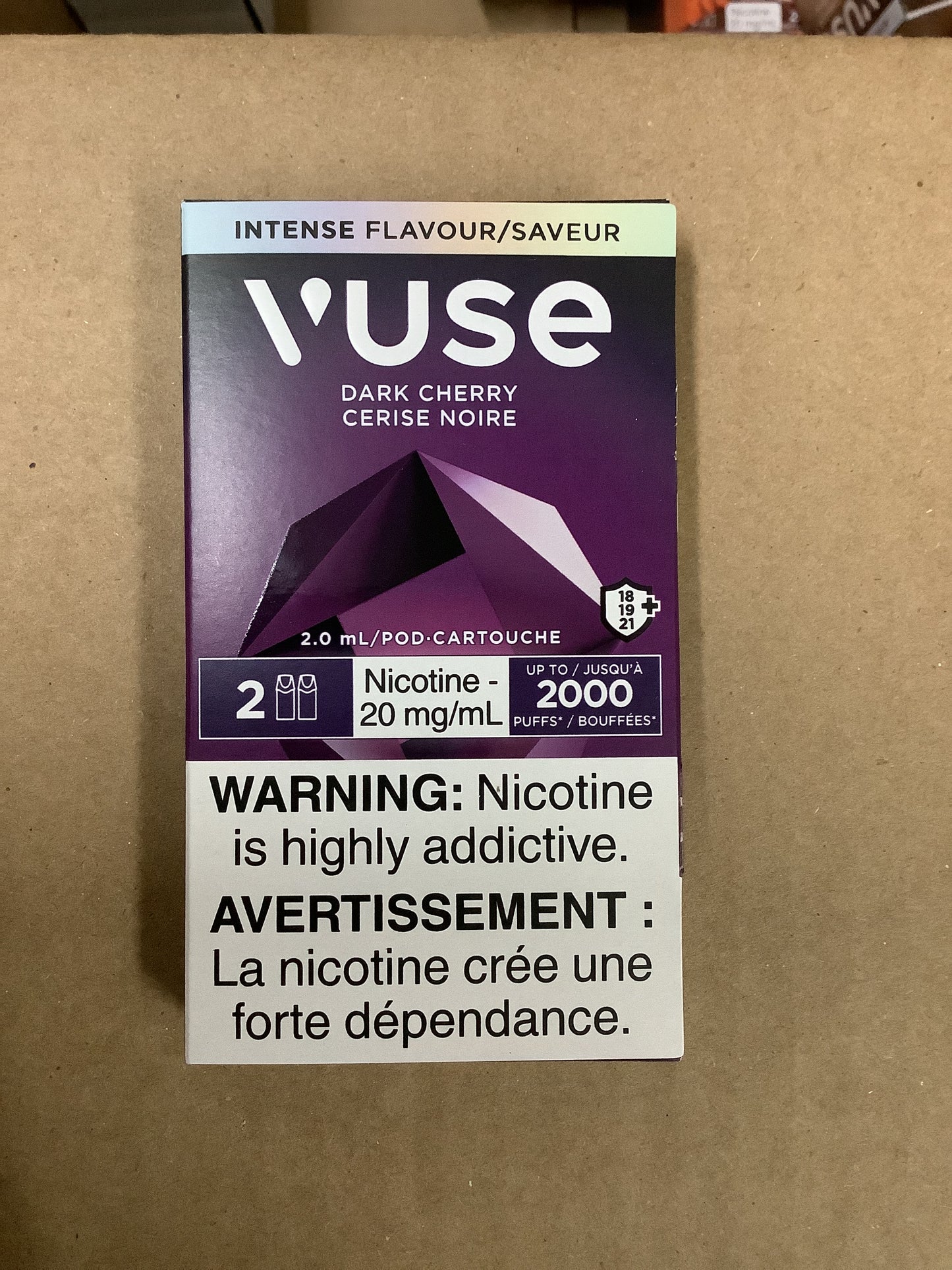 Vuse ePod Dark Cherry Pods (2x) ONT