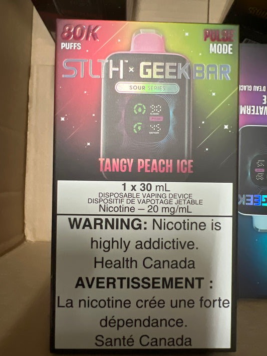 STLTH x GEEK BAR Disposable 80K Tangy Peach Ice