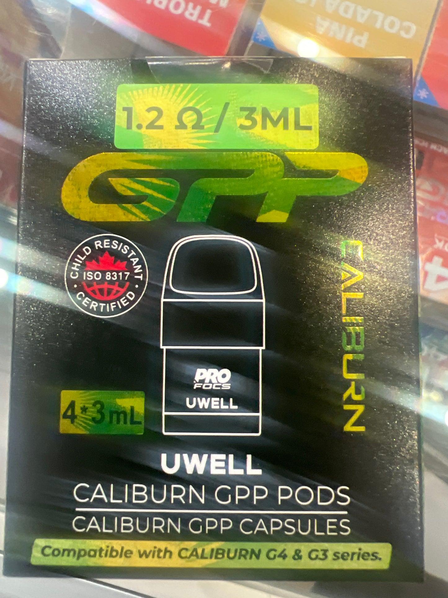 Caliburn GPP Pods 1.2 ohm 4 Packs 3ml