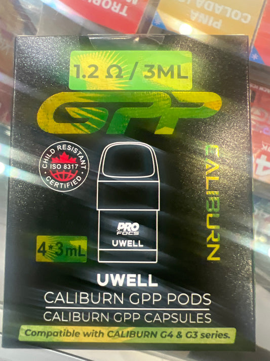 Caliburn GPP Pods 1.2 ohm 4 Packs 3ml