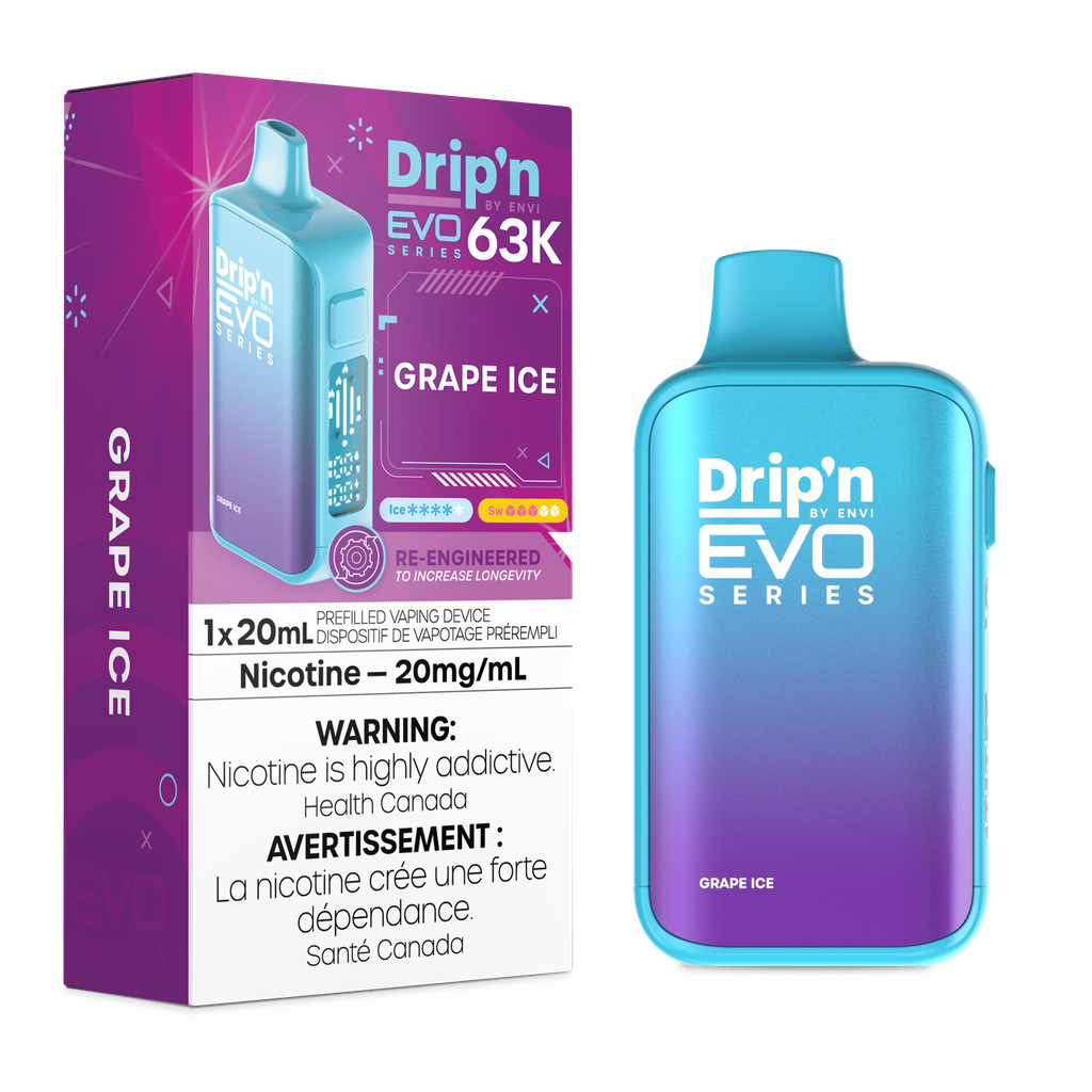 Drip’n By Envi Disposable EVO63K Grape Ice ONT