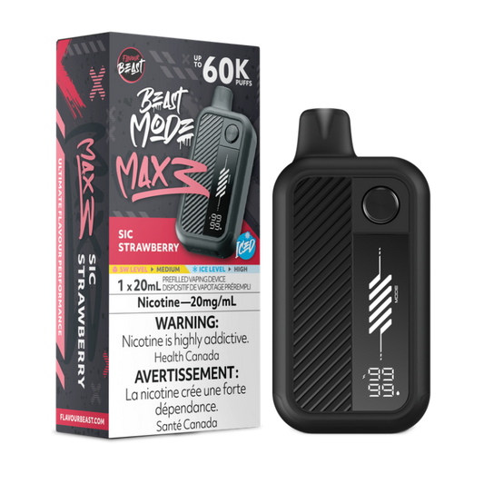 Flavour Beast Disposable Mode Max 3 60K Sic Strawberry