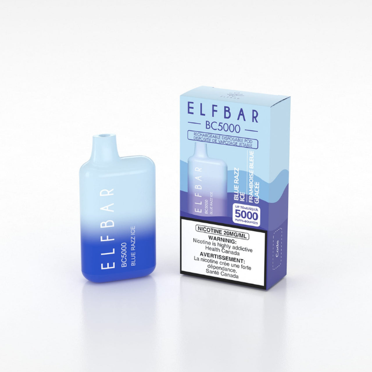 ELF BAR Disposable BC5000 Blue Razz Ice