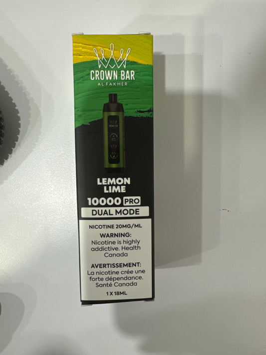 AL Fakher Crown Bar 10000 Pro Disposable Lemon Lime