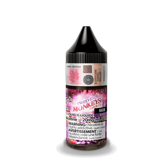 Twelve Monkeys Salts Haven Oasis 30ML