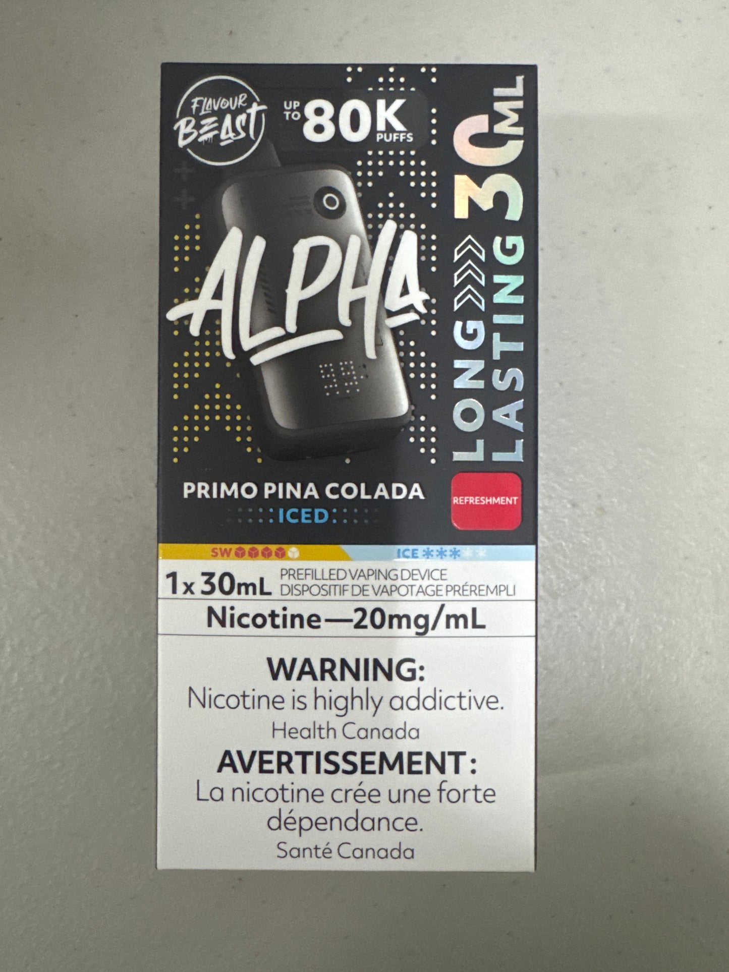 Flavour Beast Disposable Alpha 80K Primo Pina Colada Iced