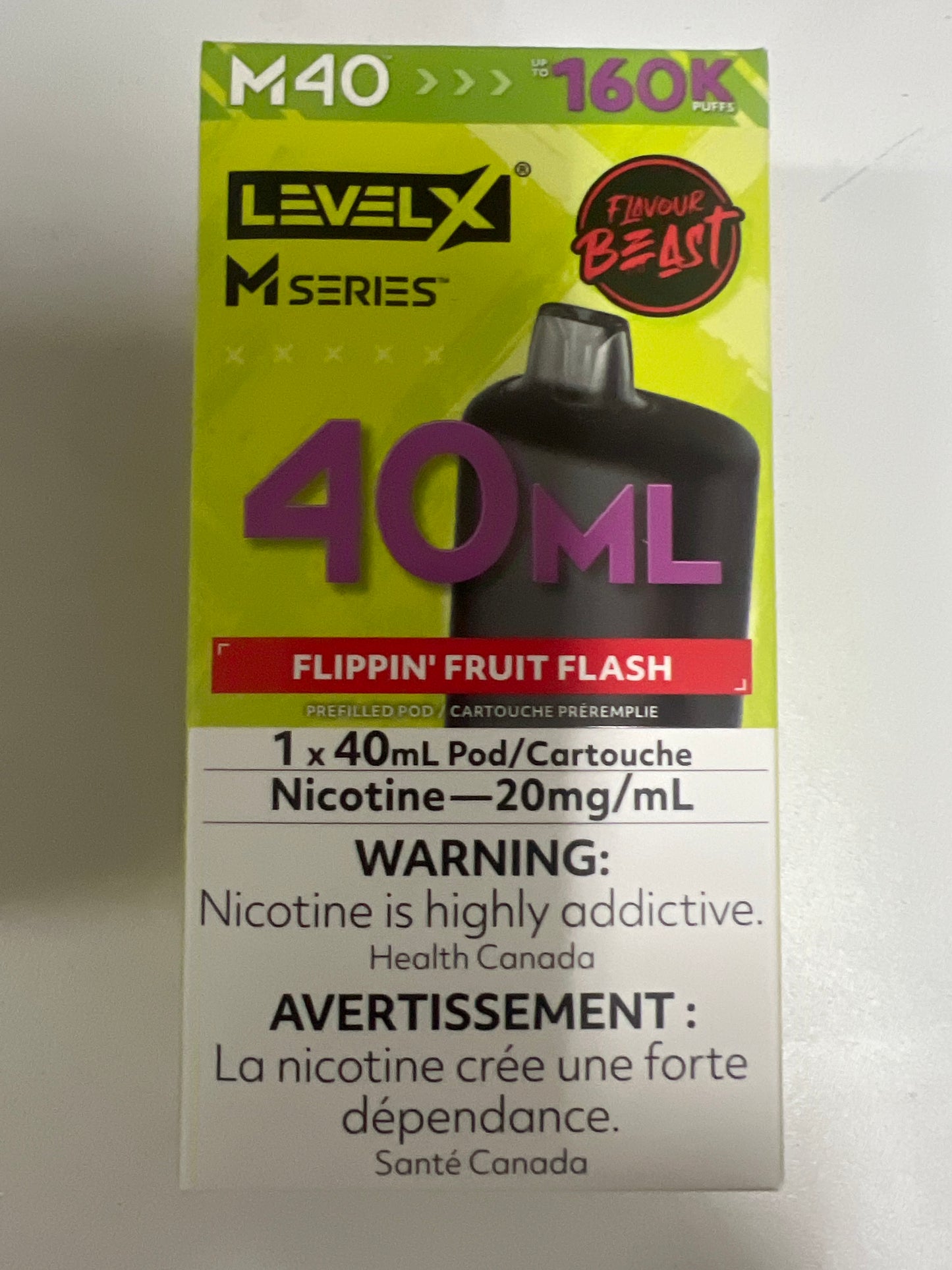 Level X Flavour Beast M Series Pod 40ml Flippin’ Fruit Flash