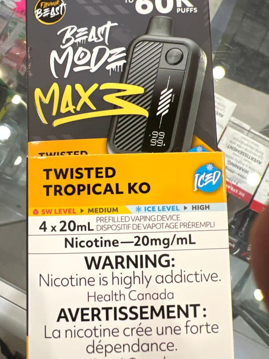 Flavour Beast Disposable Mode Max 3 60K Twisted Tropical KO ONT