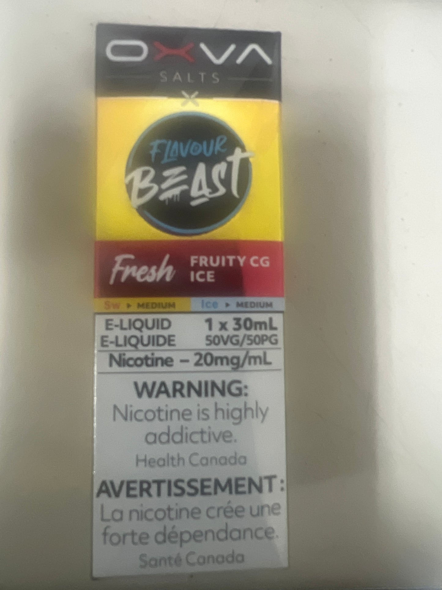 Flavour Beast Salts  OXVA Fruity CG Ice