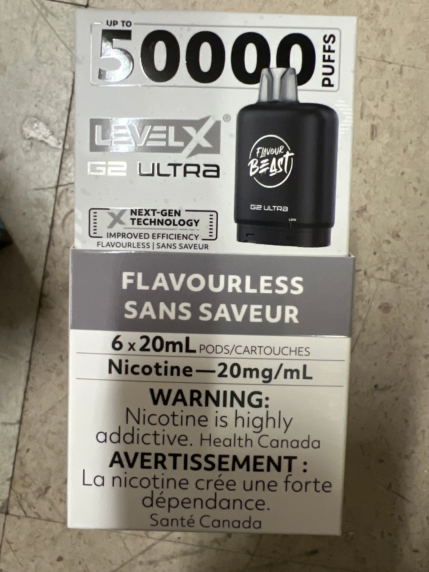 Flavour Beast G2 Ultra Level X PODS Flavourless ONT