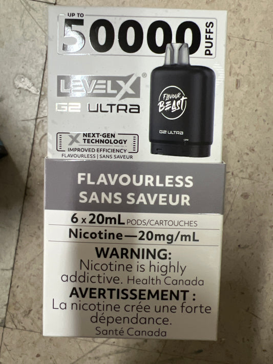 Flavour Beast G2 Ultra Level X PODS Flavourless ONT